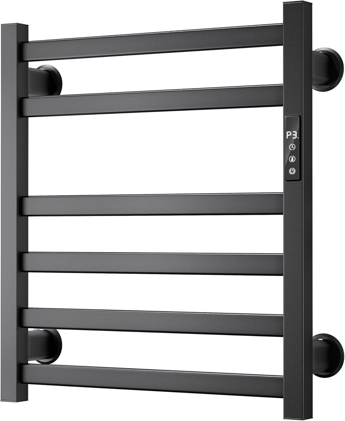 Electric Towel Warmer Wall Mounted, Heated Towel Rack with Intelligent Timer & Temperature Control, Plug-in or