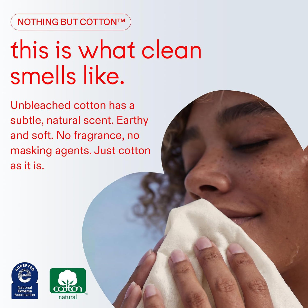 100% Cotton Baby Wipes, Unbleached, 99% Purified Water, Unscented, EWG verified