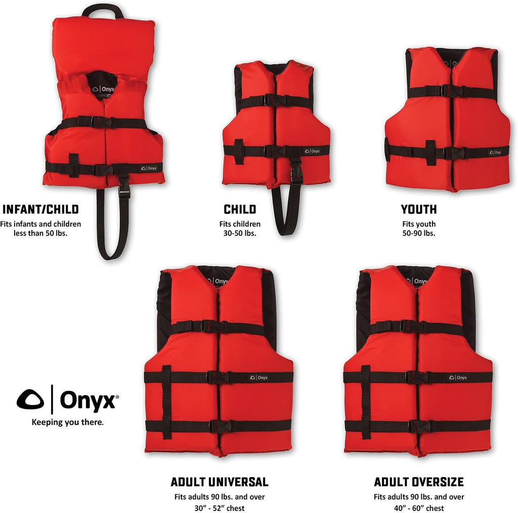 General Purpose Coast Guard Approved Boating Life Jacket