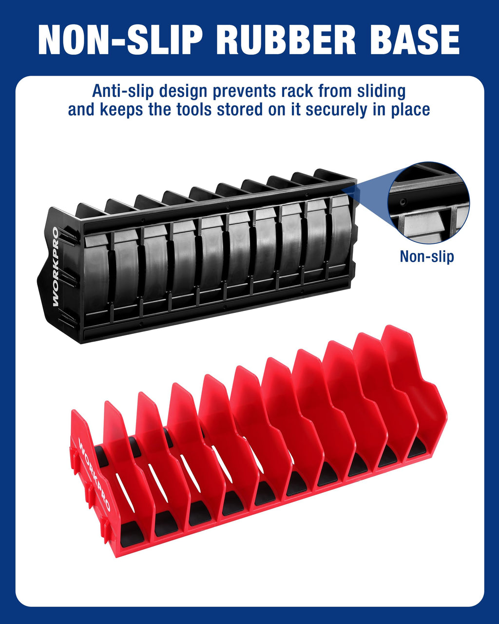 4-Pack Plier Organizer Rack, 40-Slot Tool Organizer and Storage