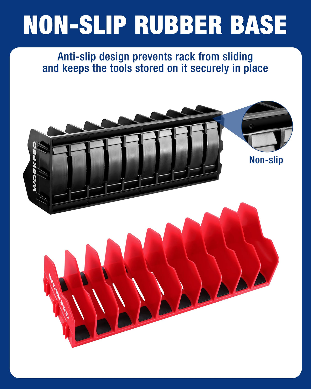 4-Pack Plier Organizer Rack, 40-Slot Tool Organizer and Storage