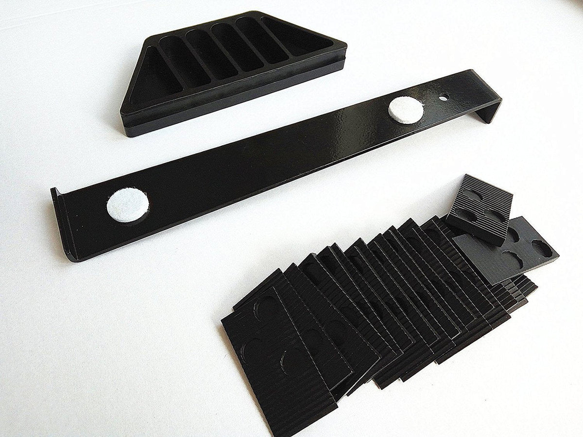 Laminate Wood Flooring Installation Kit; 1x Tapping Block, 1x Pull bar, 30x spacers