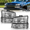 SOCKIR Headlight Assembly Compatible with 2003-2006 Chevy Silverado