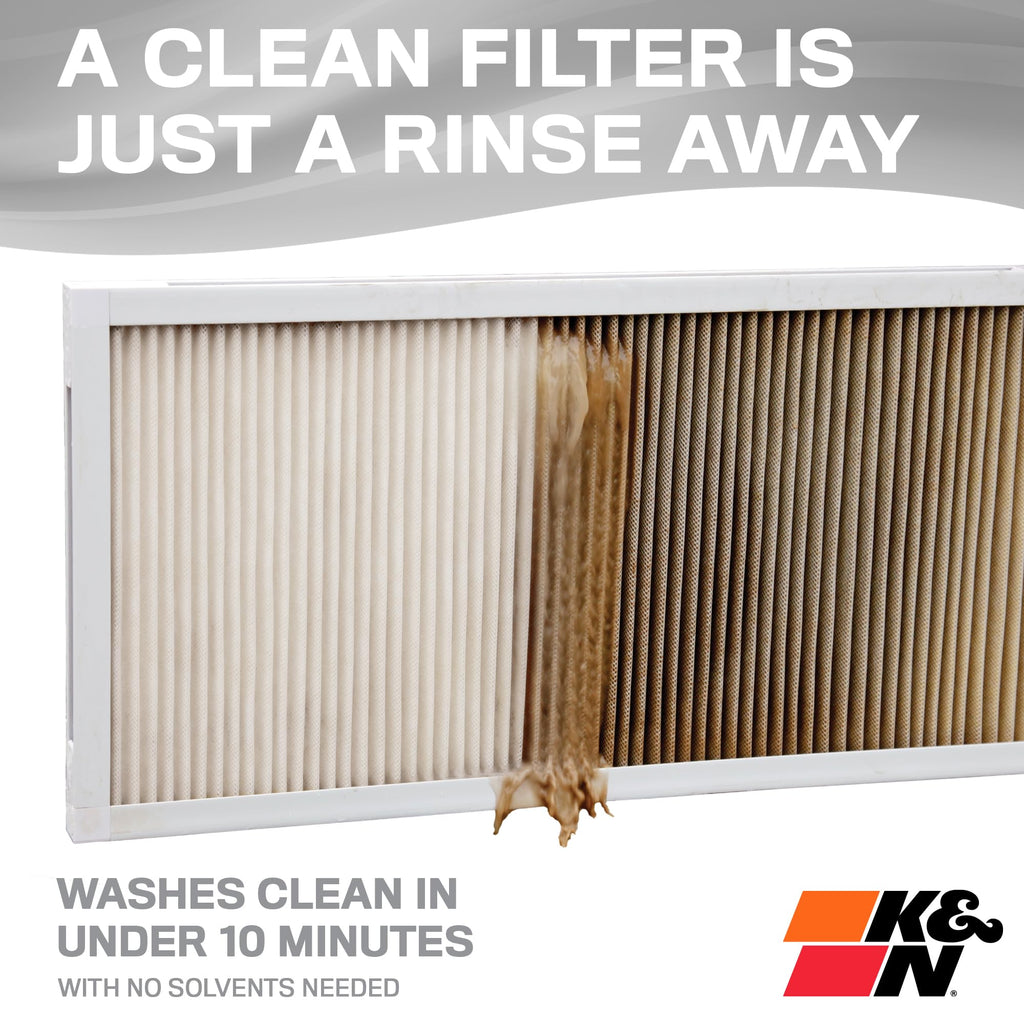 20X20X1 HVAC Furnace Air Filter, Lasts a Lifetime, Washable, Merv 8, the Last HVAC Filter You Will Ever Buy, Breathe