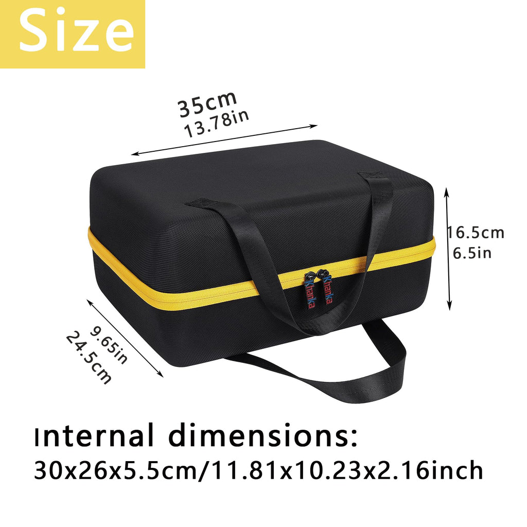 khanka Hard Tool Case Replacement for DEWALT 20V MAX* Finish Nailer Angled 16GA (DCN660B), Case Only
