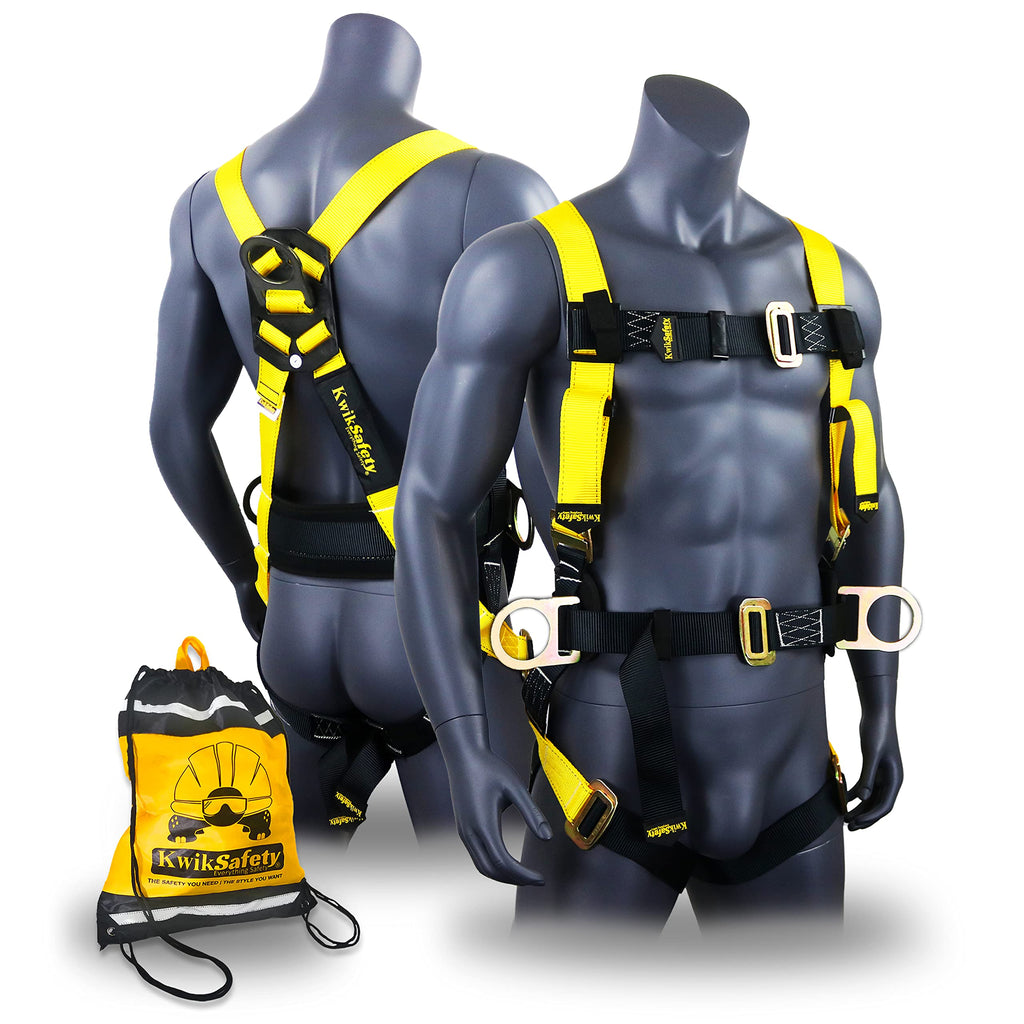 HURRICANE Safety Harness [1PK] ANSI OSHA Fall Protection Gear