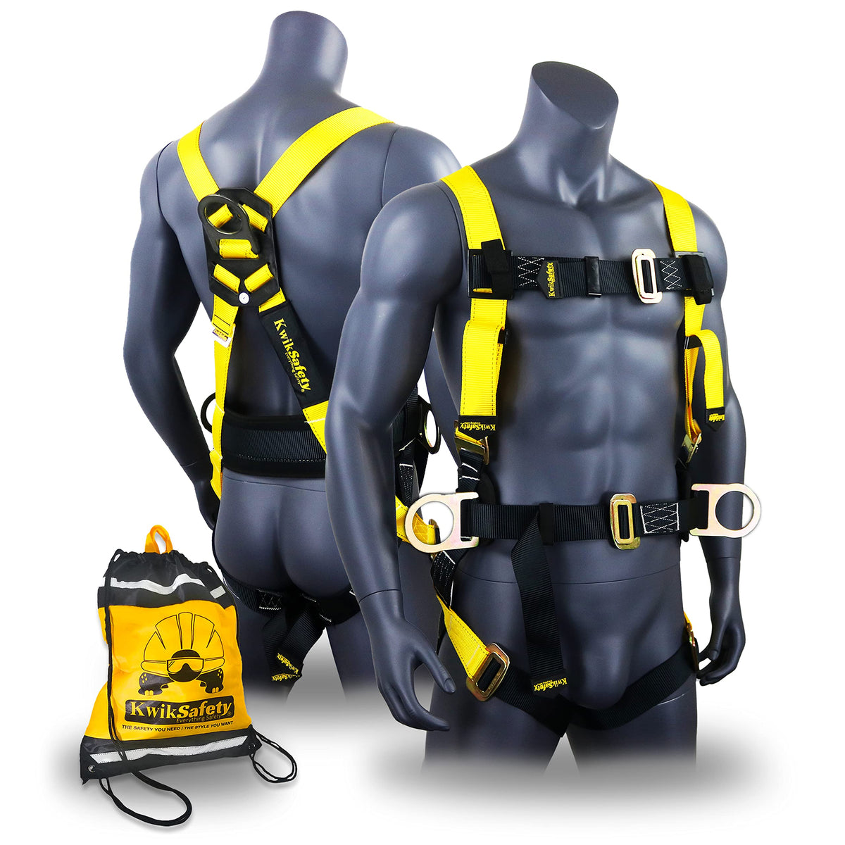 HURRICANE Safety Harness [1PK] ANSI OSHA Fall Protection Gear
