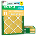 12x20x1 Air Filter MERV 11 Pet & Allergy Defense (4-Pack)