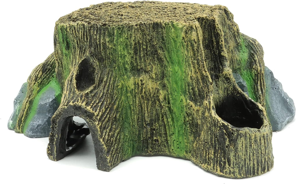 Resin Large Turtle Tank Accessories Reptile Hideouts Cave