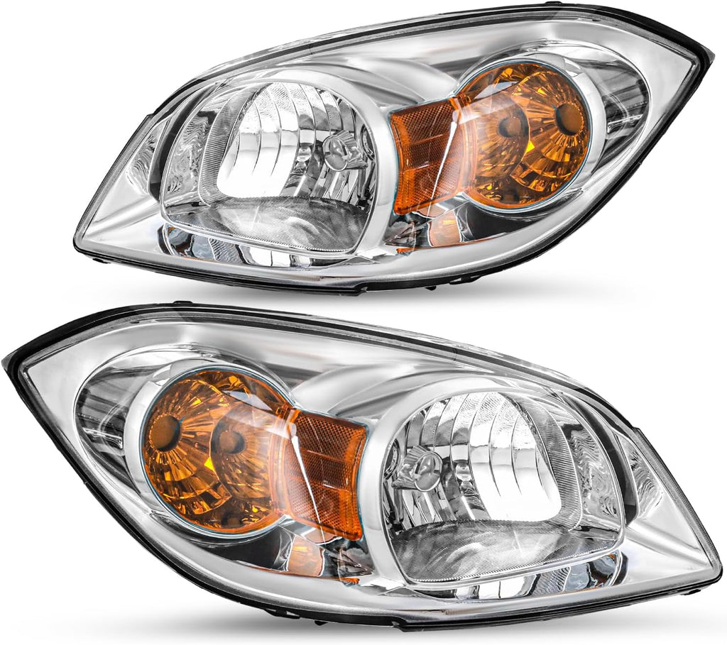 JSBOYAT Headlight Assembly for 2005-2010 Chevy Cobalt 07-10 Pontiac G5