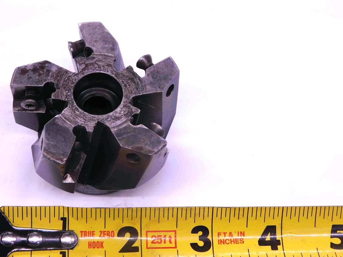 KENNAMETAL 2 1/2 O.D. 90 DEG FACE Mill KSSZR250XP253L903 3/4 Pilot 5 Pockets - JJ1719CH5