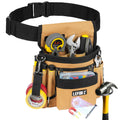 Tool Belt,14-Pockets Tool Belts for Men with Magnetic Tool Pouch