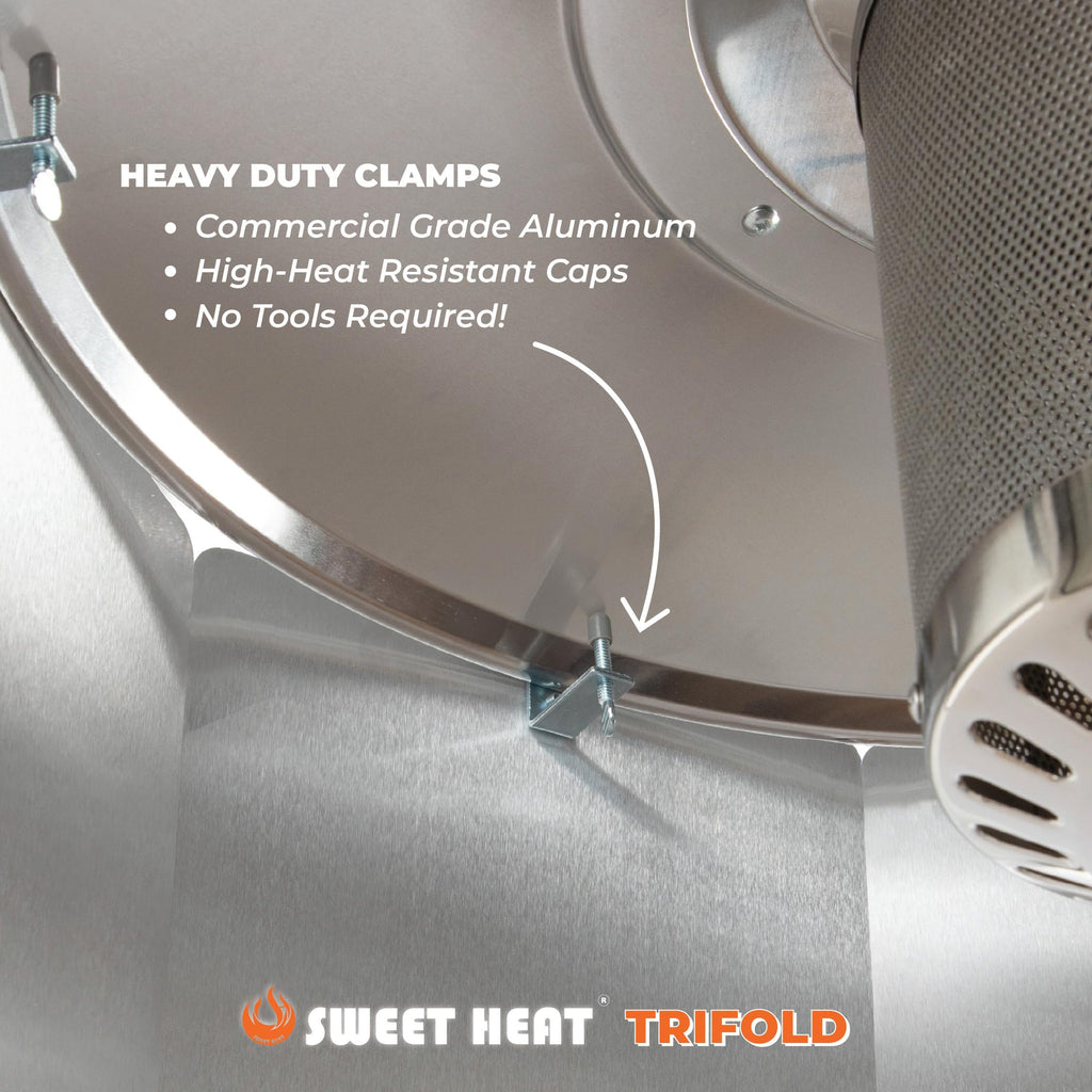 Patio Heater Reflector Shield, Heat Focusing Reflector, Outdoor Heater Reflector Shield for Patio Heater, Energy