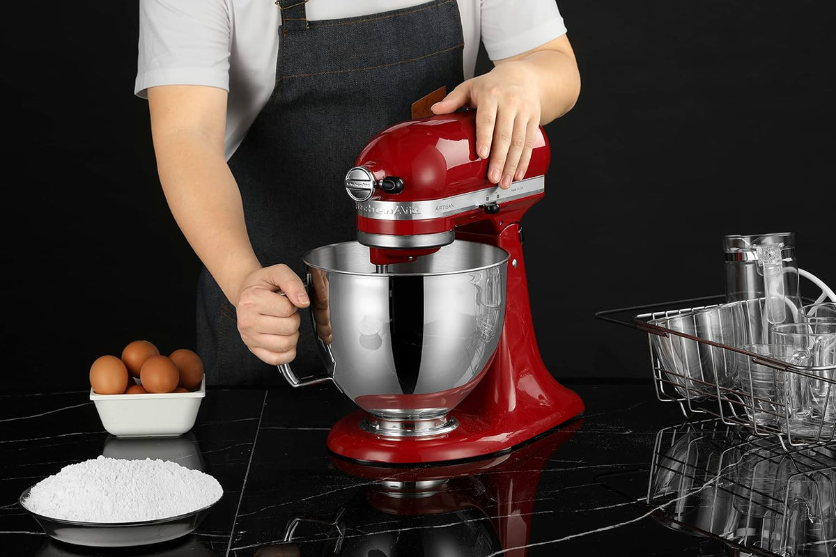5 QT Stainless Steel Mixer Bowl Compatible With KITCHENAID TILT-HEAD STAND MIXERS 4.5-Quart (4.3 L) And 5-Quart (4.7