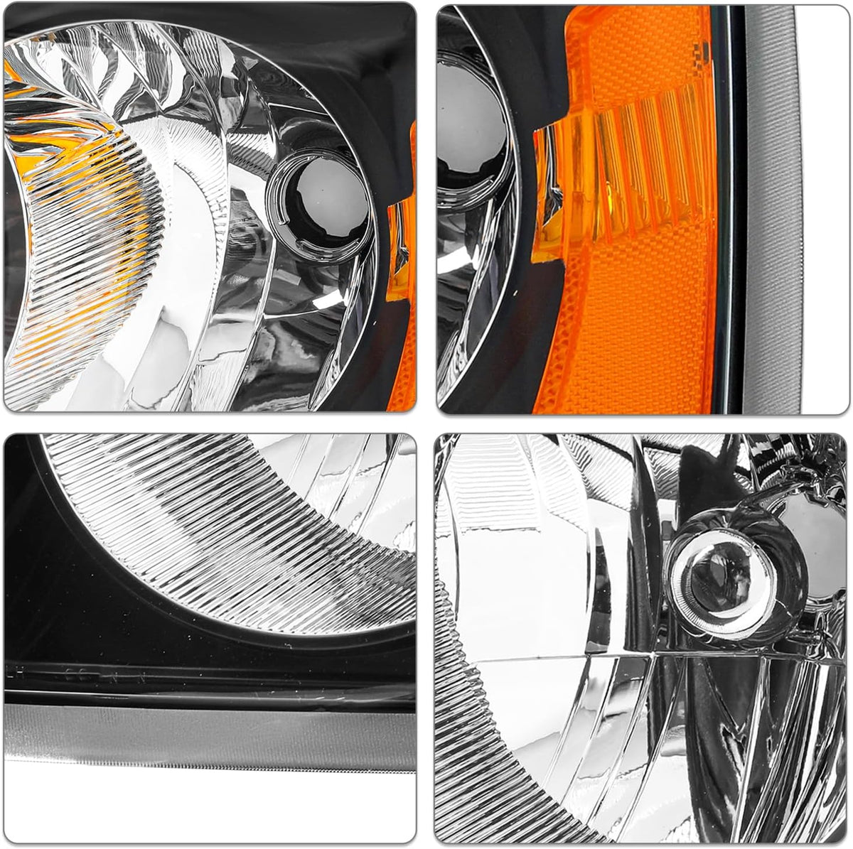 SOCKIR Halogen Headlight Assembly Fit for 2005-2007 Dodge Dakota