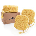 Bath Sponge, Foam Loofah, Shower Sponge for Body, Square, 3 Pack