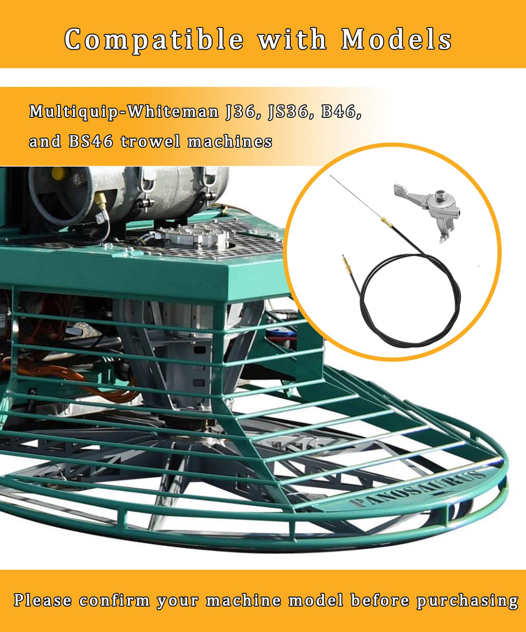 21243 Throttle Cable Kit Fits for Multiquip-Whiteman Trowel Machines