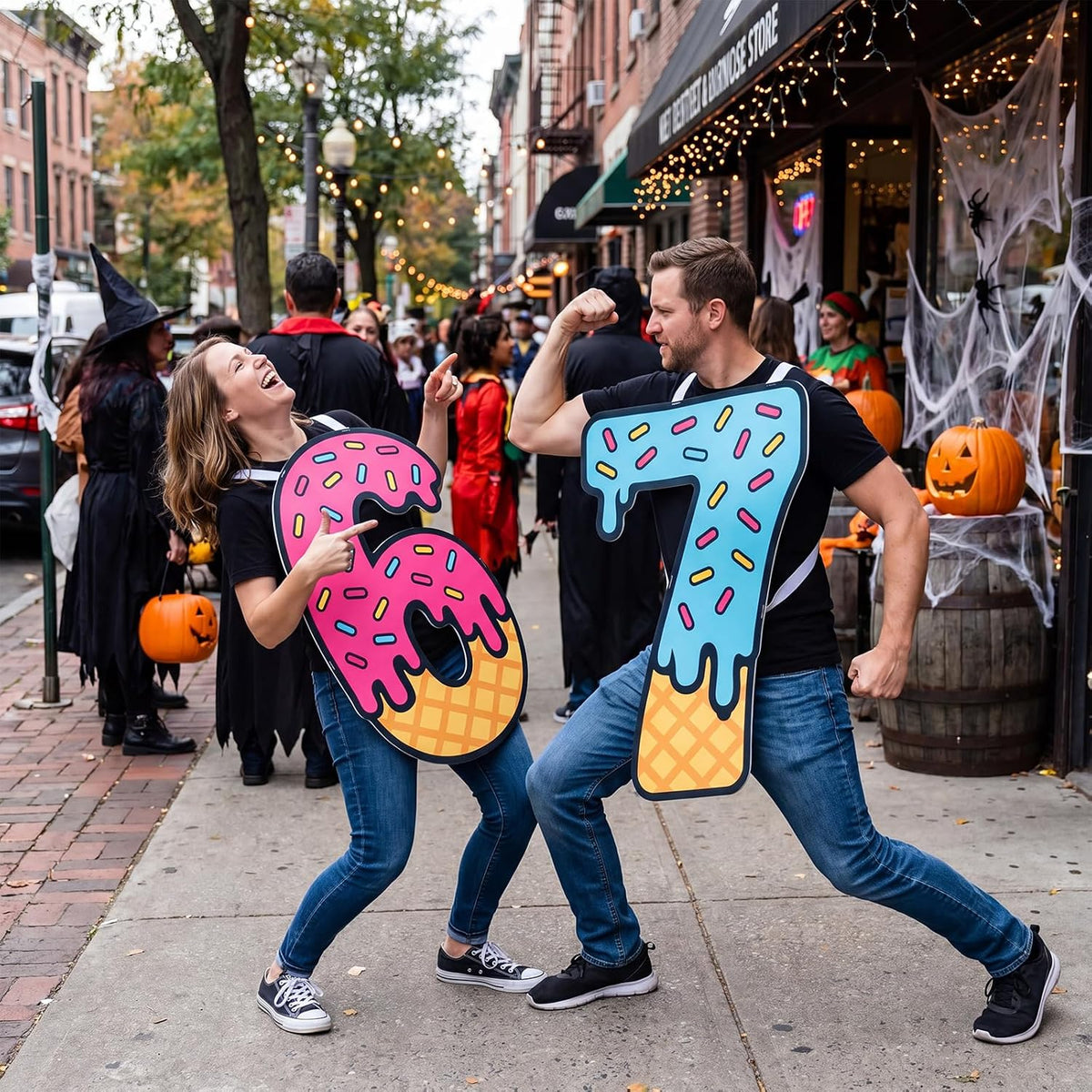 67 Couple Costume, Halloween Fun Outfit