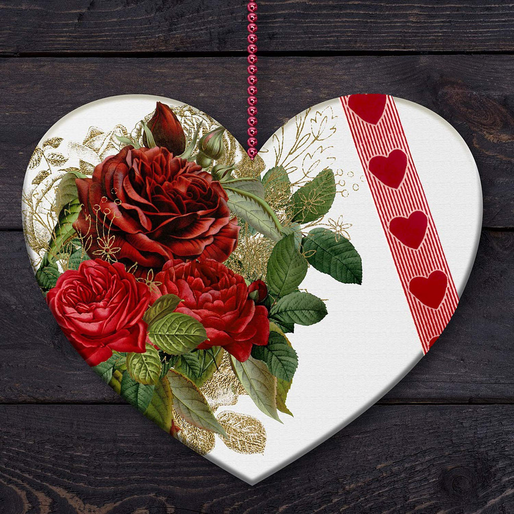21.8 Yards Valentine's Day Ribbons Heart Ribbons for Valentine's Day Wedding Decoration DIY Crafts