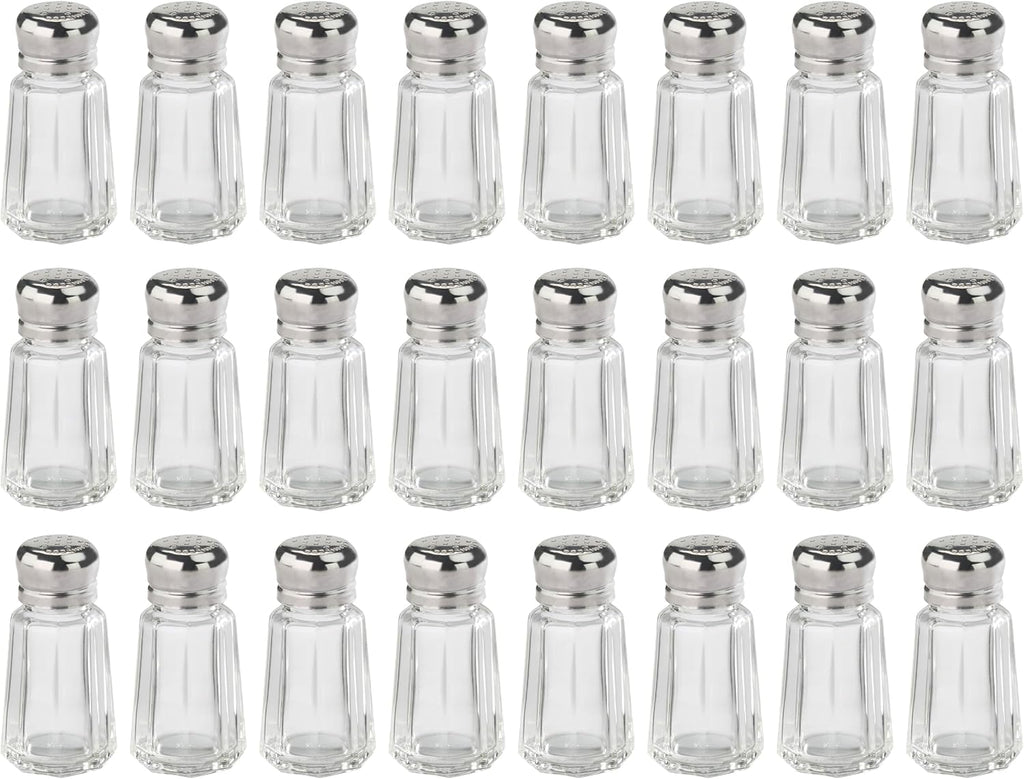 22285 Paneled Salt and Pepper Shaker Mushroom Top, 1-Ounce, Set of 24