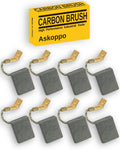 N257540 (8-Pack) Heavy Duty Carbon Brushes, Carbones para DeWALT DWE402 DWE4214 Angle Grinder Replacement, High Conductivity, Askoppo
