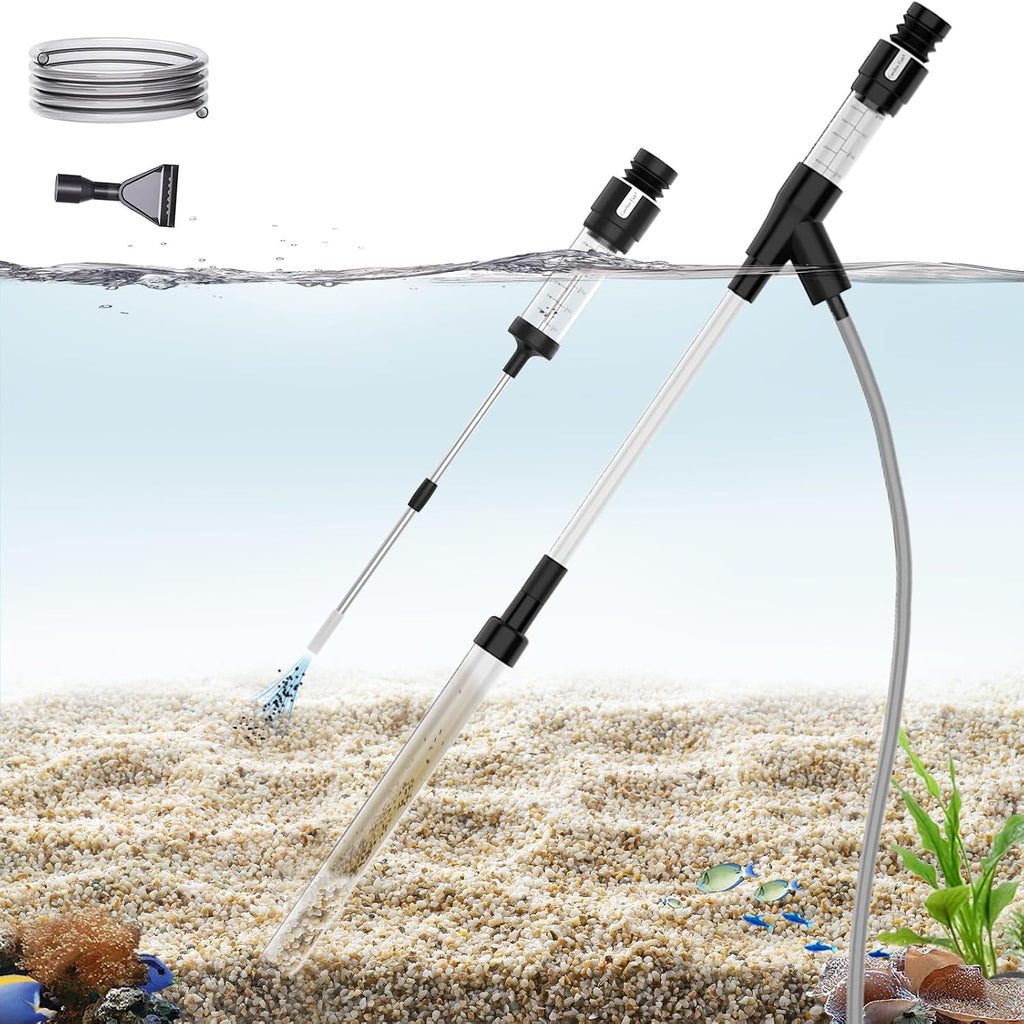 Aquarium Gravel Vacuum & Precision Suction Nozzle