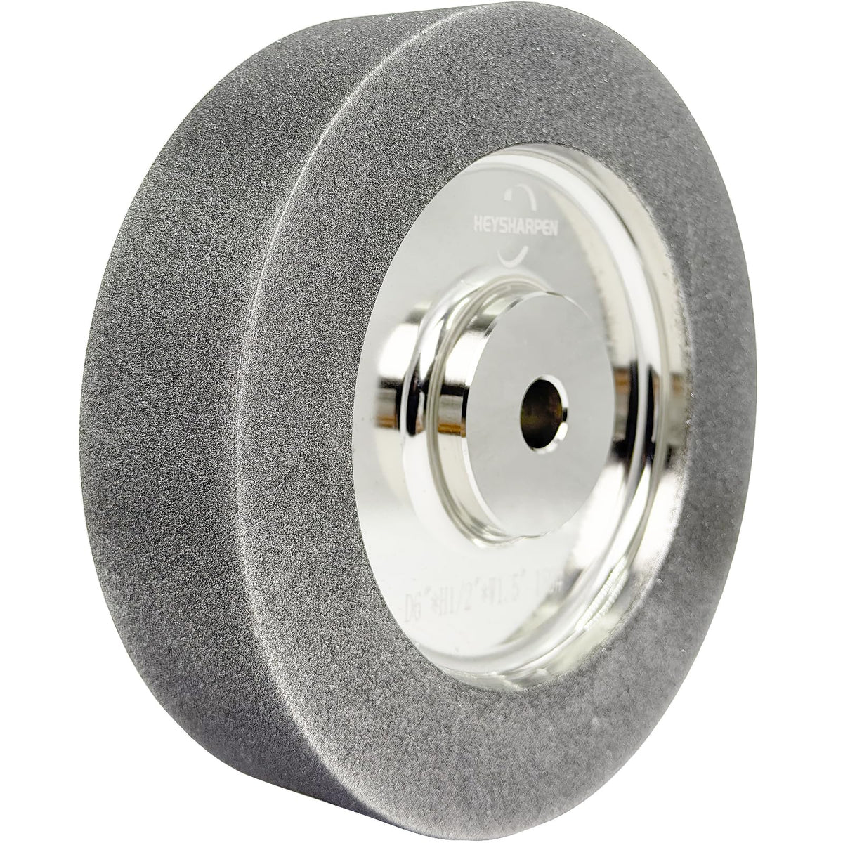 Mega Square 6 Inch CBN Grinding Wheel, 1/2" Arbor, 1.5" Wide, 180 Grit