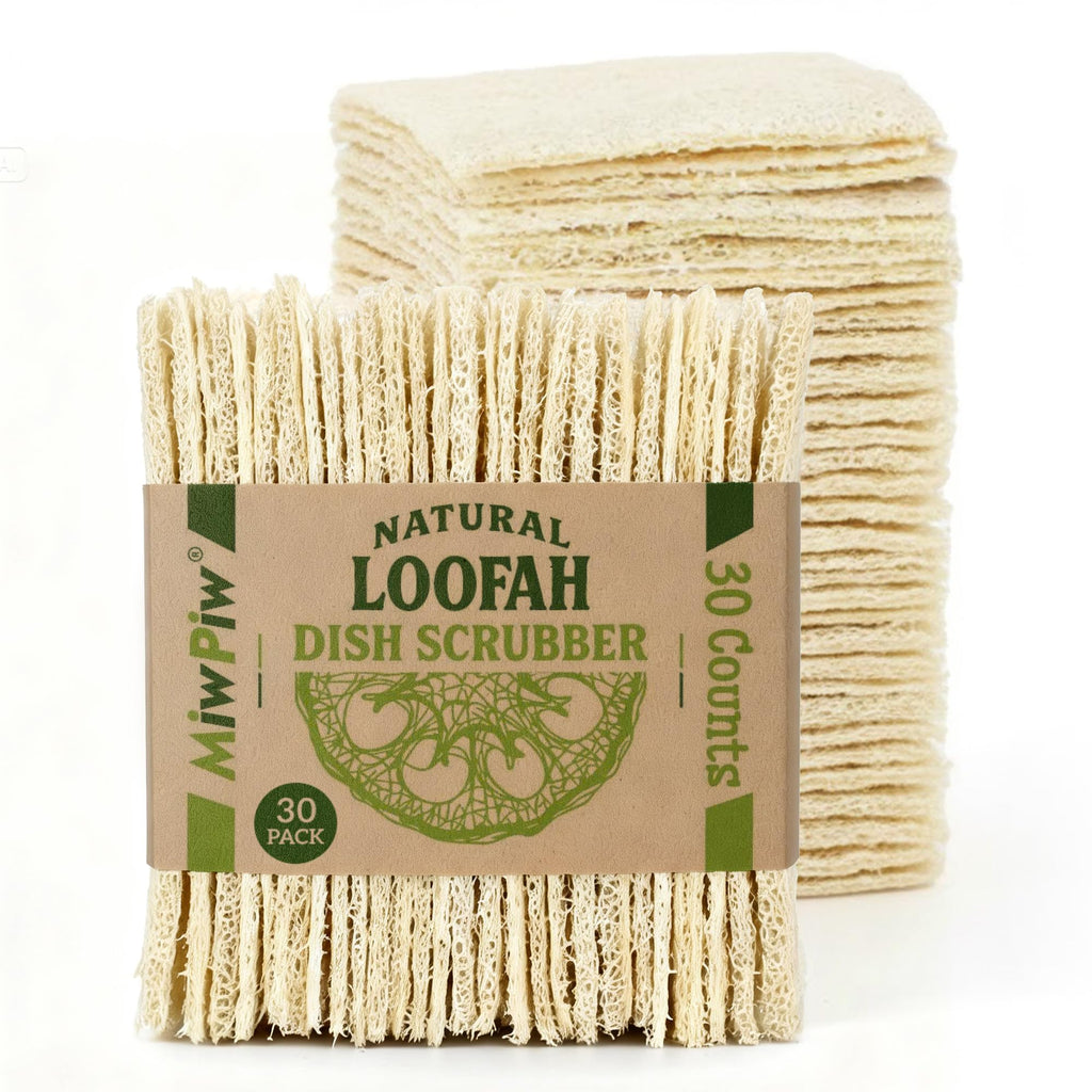 Natural Loofah Dish Sponge Multipurpose 100% Biodegradable