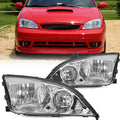 Aosky Halogen Headlight Assembly OE Style Fit for 2005 2006 2007 Ford Focus