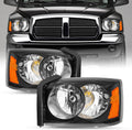 SOCKIR Halogen Headlight Assembly Fit for 2005-2007 Dodge Dakota