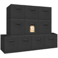 Storage Cubes, 13 Inch 10 Pack Collapsible Fabric Shelf Bins