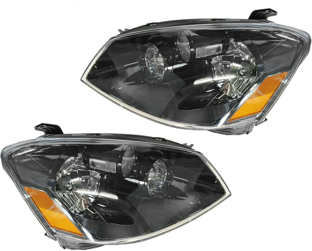 TRQ Headlight Assembly Set NI2502156 NI2503156