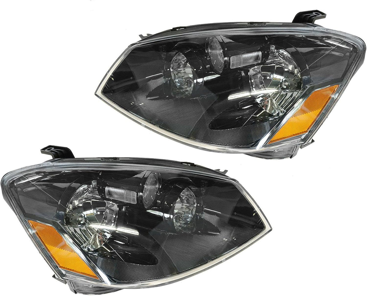 TRQ Headlight Assembly Set NI2502156 NI2503156