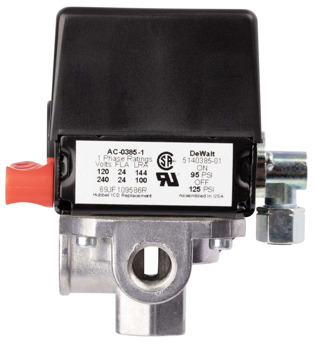 Z-AC-0385-1 Pressure Switch 4-Port 95-125 PSI 2-Pole 120-240V