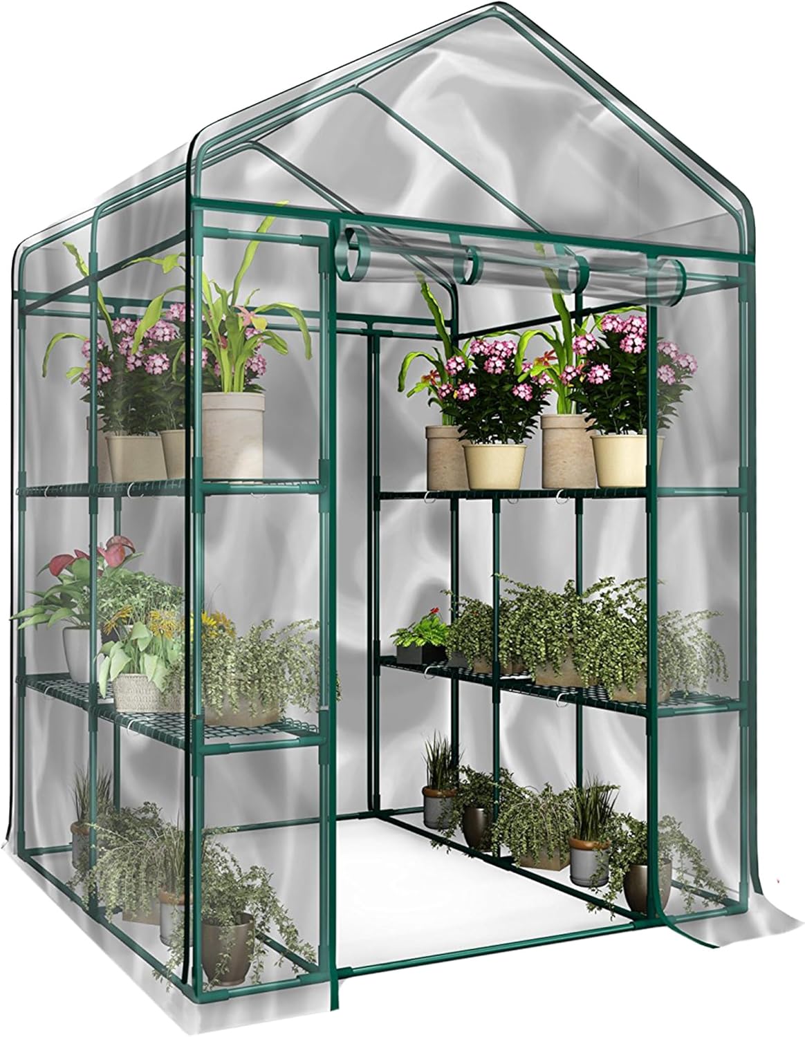Walk in Greenhouse, 56 x 56 x 76-Inch