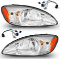 WEELMOTO Halogen Headlights for 2000-2007 Ford Taurus SE/SES/SEL/LX