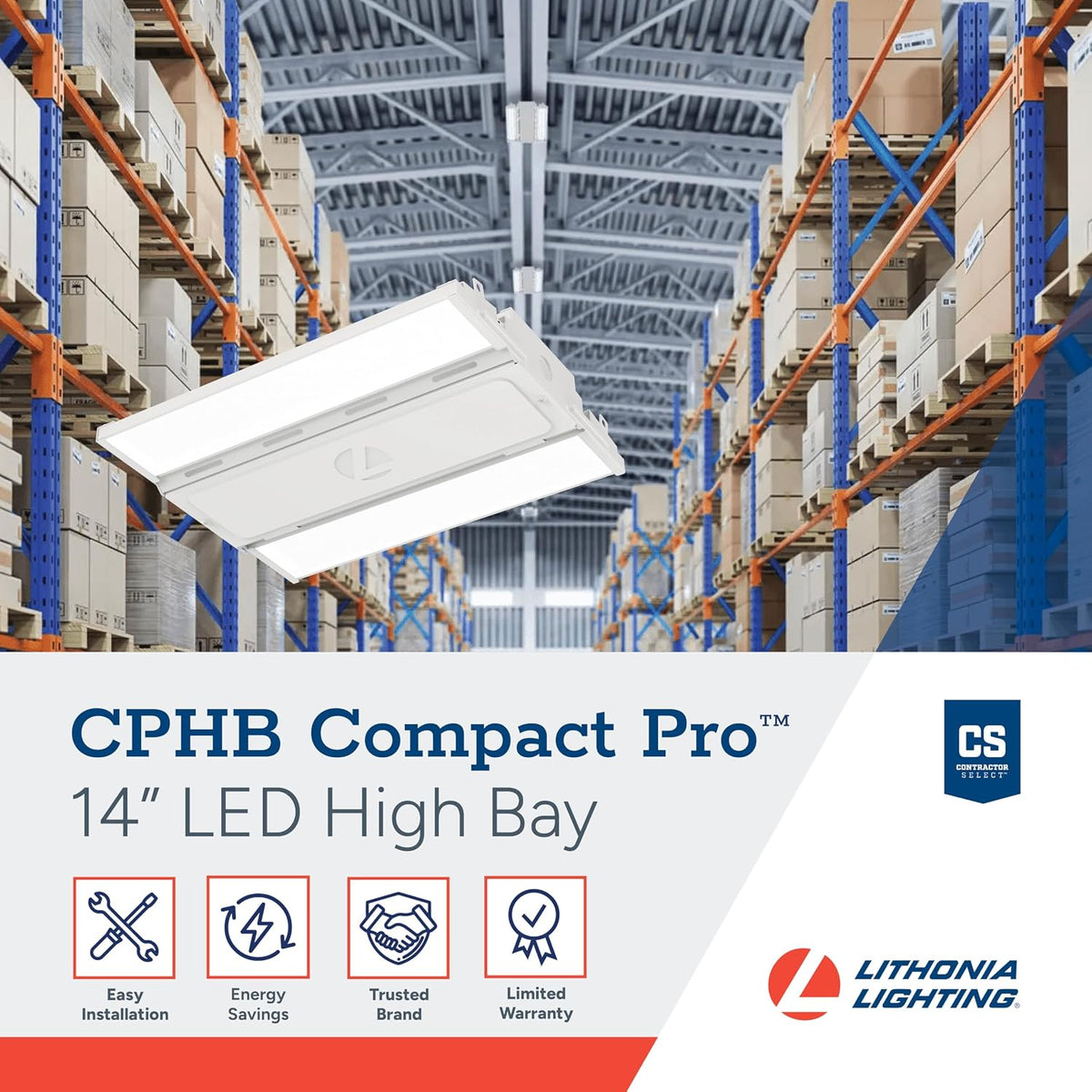 Lithonia Lighting Compact Pro LED High Bay Light 18000 Lumens 5000K MVOLT