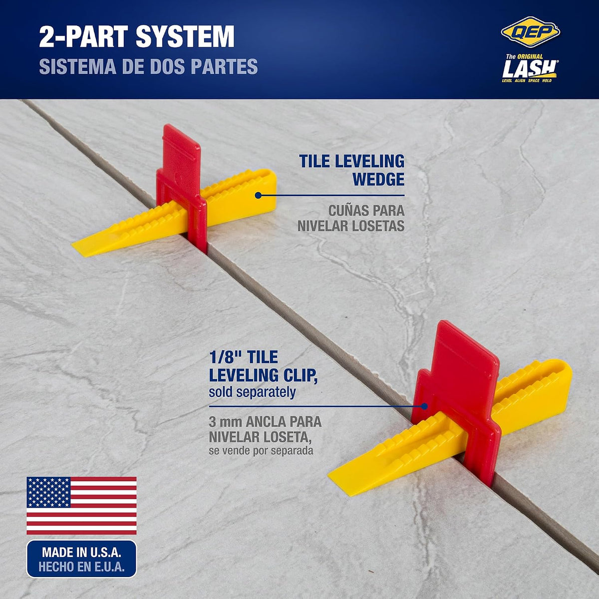 LASH Tile Leveling System, Part B, Wedges (300 Pack)