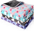 4 Pcs Guinea Pig Fleece Cage Liners, Heart Pattern, 24 x 16 Inch