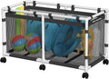 90-Gallon Pool Storage Bin for Swim Gear, Mini Plus Style | UV & Tear-Resistant Textilene, Easy Setup, Pool Toys