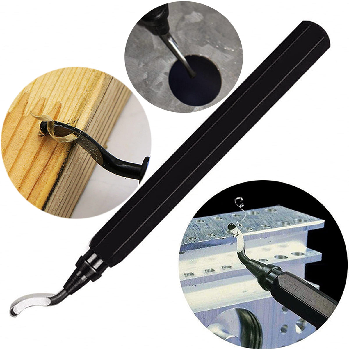 Deburring Blades Set for Metal, Plastic & Wood - Compatible with BS1010/BS2012 - Professional Burr Trimmer Replacement