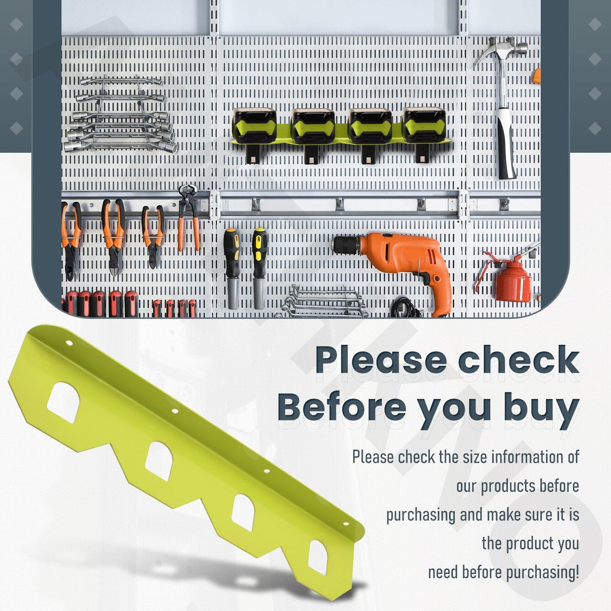 AMTHKNO 2 Pcs Upgrade Aluminum Alloy Battery Holder 4 Slot Mounting Organizer Compatible with RYOBI 18V NiCAD NiMH Lithium-Ion ONE+ Battery (Fruit Green)