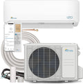 LETO Mini Split Air Conditioner, Heat Pump, White, 12000 BTU | Ductless, Wall Mounted, Works with Alexa, Quiet