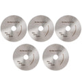 NuoDunco 2 Inch Circular Saw Cut-Off Wheel 5Pack, 100-Tooth W3/8" Arbor Hole Cutting Wheel for Wood Plastic PVC Pipe Stainless Steel Cutter Disc