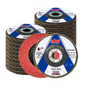 Sali 20 Pack Ceramic Flap Disc 60 Grit 4.5" x 7/8 Inch Sanding Disc Bevel Type #29 Premium and Industrial Grade Angle Grinder Grinding Wheel High Performance Edge Grinding