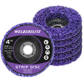 WelderElite 6-Pack Paint Stripper Discs 4" for Angle Grinder Rust Stripping Grinding Wheel Removal Metal Quick Sanding Replacement