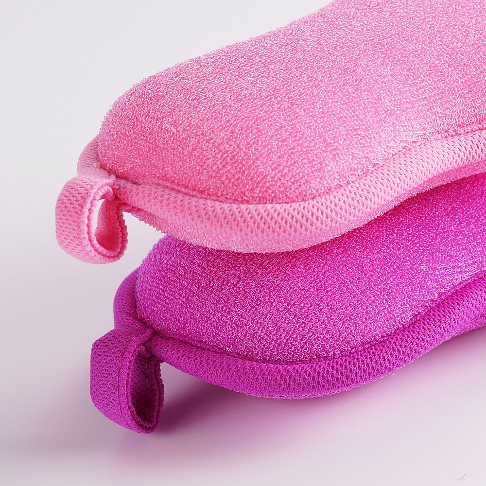 Baby Bath Sponge, Soft Kids Exfoliating Sponge, Toddler Bath Time, 2 Pack