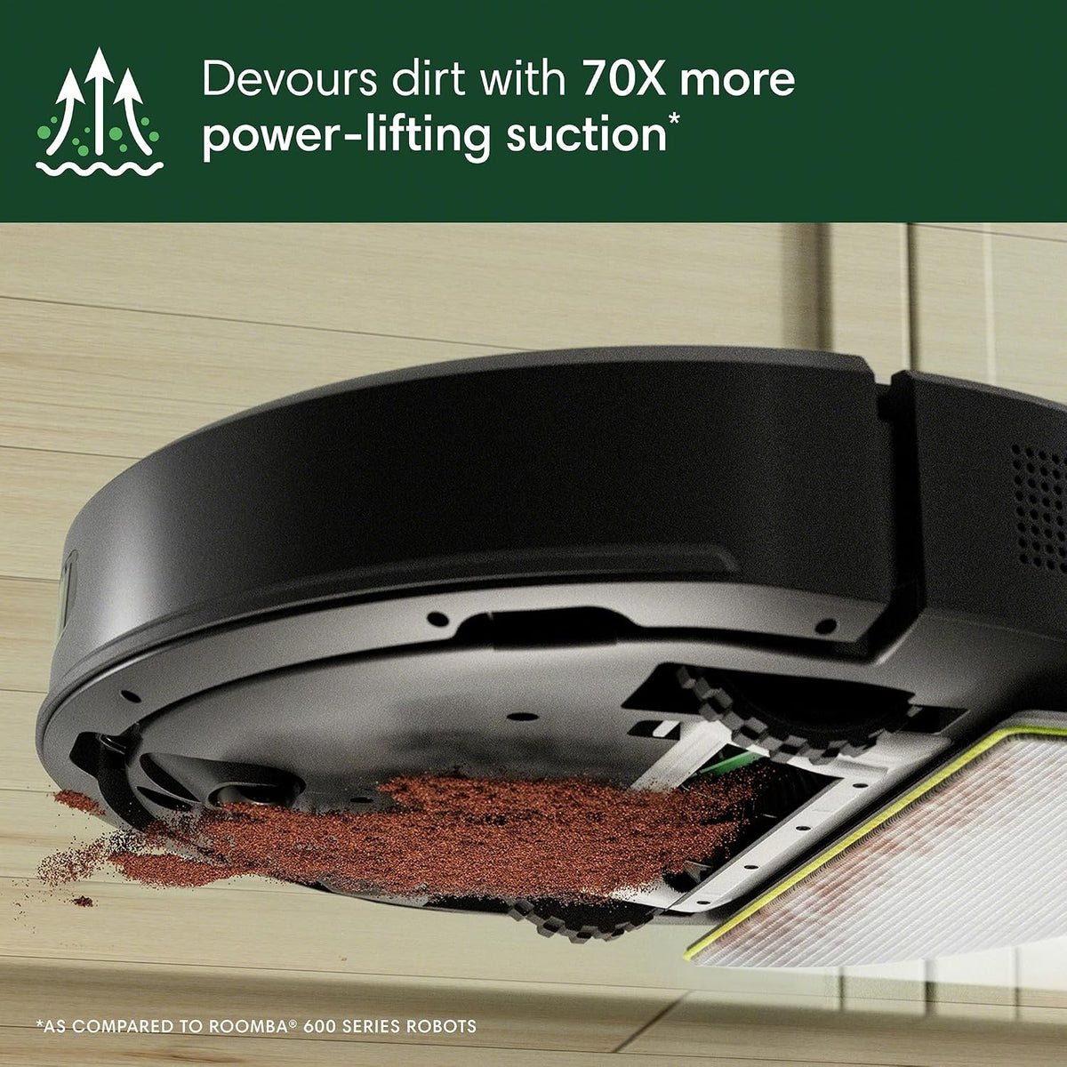Roomba 105 Combo Robot Vacuum & Mop with AutoEmpty Dock - Self-Empties for 75 Days, Intense Power-Lifting Suction