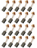 10 Pairs Angle Grinder Carbon Brushes Replacement 12X8X5mm Compatible With WS125 Decker G720 Power Tools
