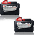2Pack 12.0Ah M18 Replacement Battery for Milwaukee 18V Tools